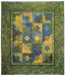Murky Pond quilt for sale by Laurie Shifrin